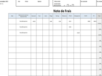 Note de frais Note de frais