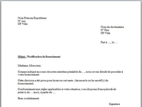 Modèle de Lettre de licenciement Modèle de Lettre de licenciement