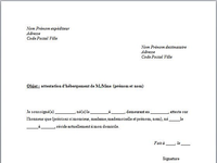Modèle d'attestation d'hébergement Modèle d'attestation d'hébergement