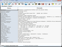 System Spec System Spec