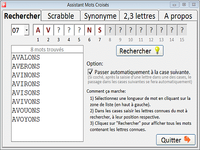 Assistant Mots Croisés Assistant Mots Croisés