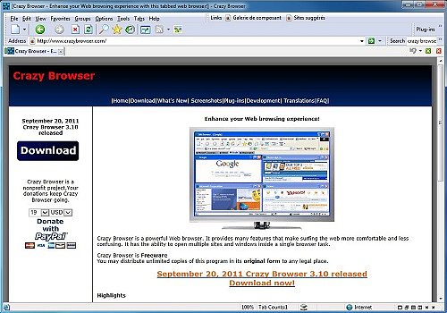 Telecharger Crazy Browser Telecharger Crazy Browser