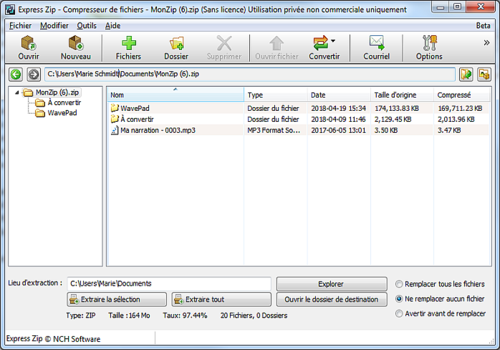 Logiciel gratuit zip rar français