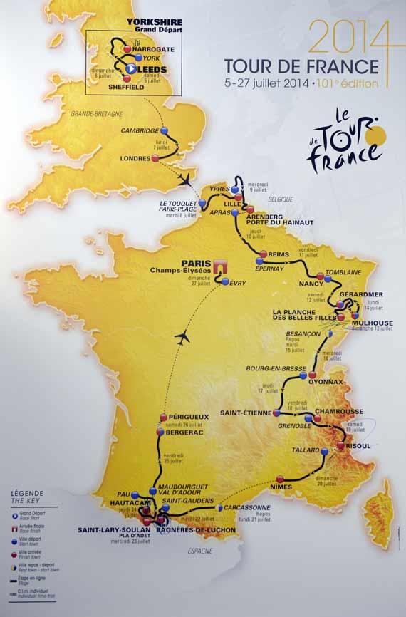 Télécharger Le tracé du tour de France 2014 gratuit Le logiciel gratuit