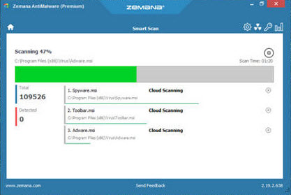 Quels logiciels antimalwares gratuits pour protéger son ordinateur ? Zemana%20Antimalware-screen