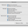 Maintenance est un petit utilitaire permettant d’effectuer les opérations de...