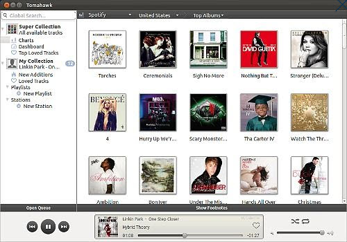 Quels logiciels gratuits pour gérer sa collection de musique ? Tomahawk-screen