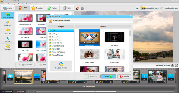Faire des montages photo avec de la musique est un jeu d’enfant avec SmartSHOW 3D 3